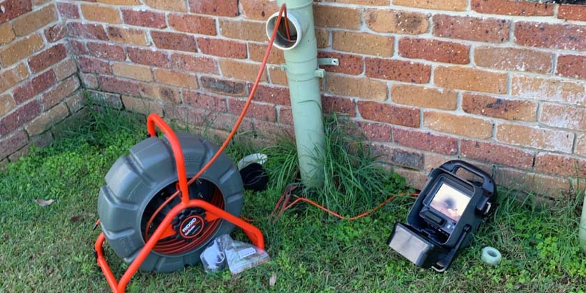 ridgid drain Sewer video camera-Inspections cctv brisbane north plumber